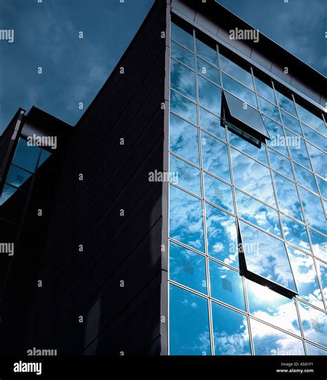 modern building glass fascade stock photo alamy