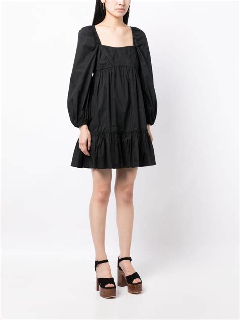 Ulla Johnson Alita Fully Pleated Dress Black Farfetch