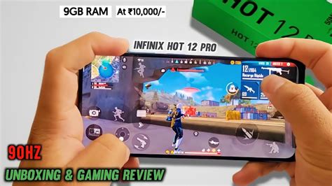 Infinix Hot 12 Pro Free Fire Gaming Test Unboxing Infinix Hot 12 Pro