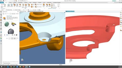 Move Pull Face In Nx Synchronous Modeling Youtube