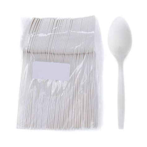 Disposable Plastic Spoon Pieces Texfo