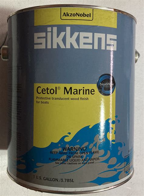 Sikkens Cetol Marine Iva3001 Gallon Protective Translucent Wood Finish