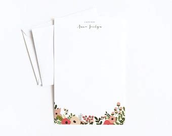 Papier Lettres Personnalis Etsy