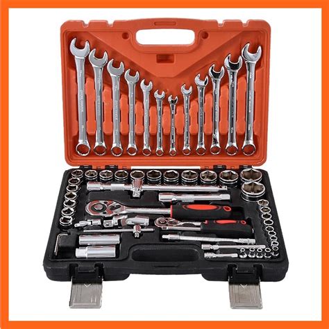 Spanar Set Tool Set Spanar Box Tool Set 61pcs Socket Wrench Set Spanar