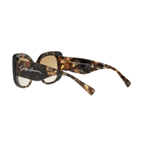 Giorgio Armani AR 8150 59046E Yellow Tortoise Sunglasses Woman