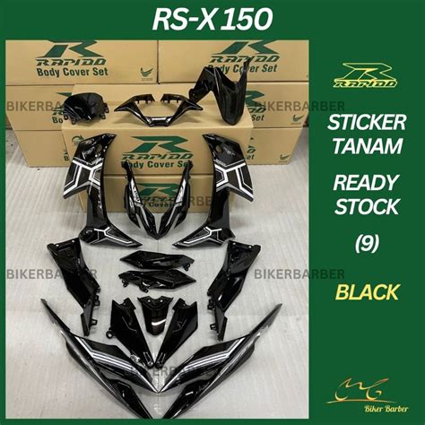 Rapido Cover Set Honda Rs X Rsx Body Coverset Sticker Tanam