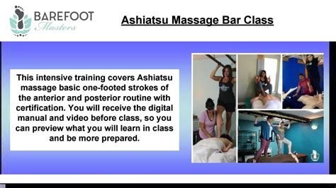 Ashiatsu Massage Training Courses By Barefoot Master Issuu