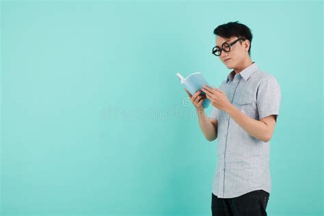 Smart Guy Reading Book Stock Image Image Of Smart Person 246084939