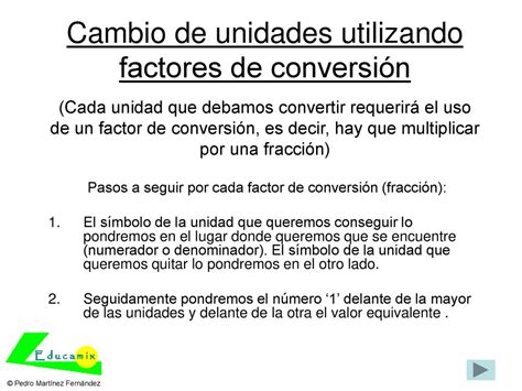 Pasos A Seguir Por Cada Factor De Conversi N Fracci N Ppt Descargar