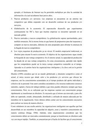 La Gesti N Del Conocimiento Pdf