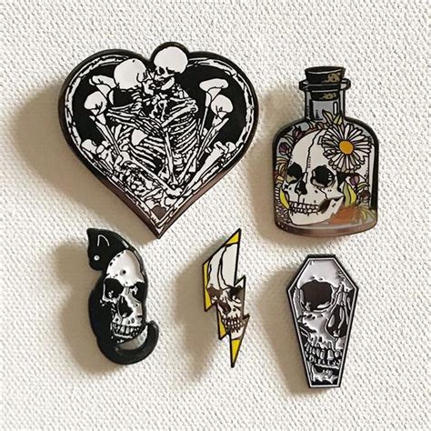 Get 2 free random pins for every 3 you order. www.strikegently.co | Parches