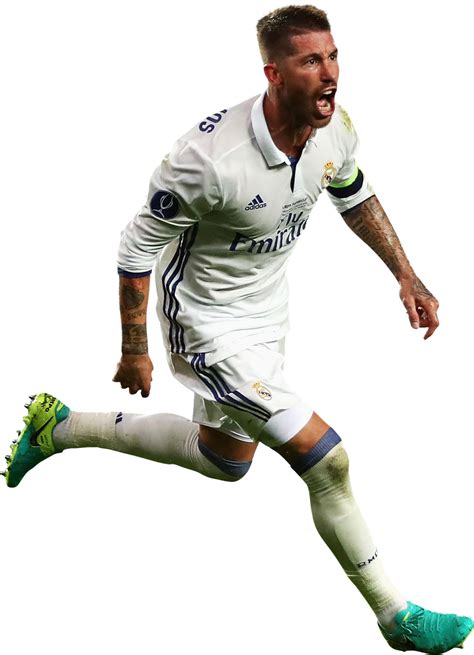 Sergio Ramos Real Madrid Football Render Footyrenders