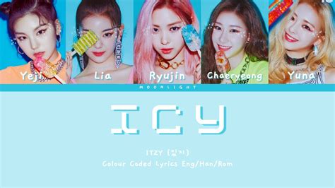 Itzy Icy Colour Coded Lyrics Youtube