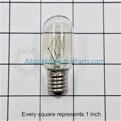 Light Bulb Wb25x10030 Allstar Appliance Parts