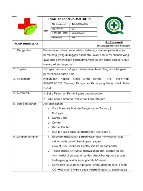 Pemeriksaan Darah Rutin Pdf