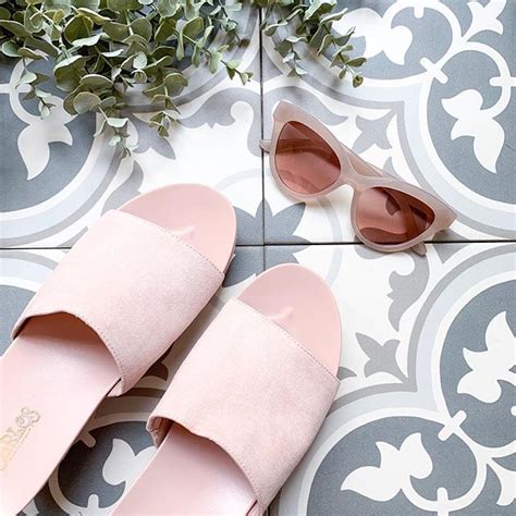 Pretty In Pink We Love The Feminine Look Of This Pink Wedge Slide