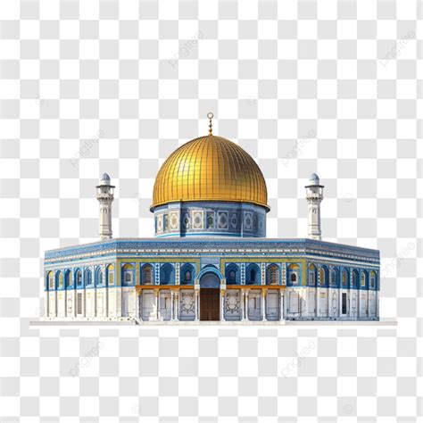 Mesquita De Al Aqsa Isolada Em Um Fundo Transparente Png Mesquita