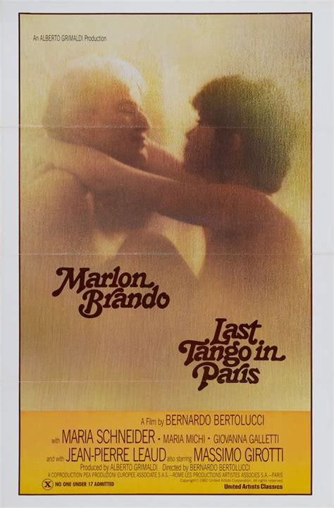 Last Tango In Paris Movie Poster 1 Of 3 Imp Awards