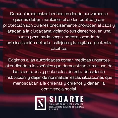 Sidarte On Twitter Basta Ayer 19 De Octubre De 2022 Nuestro