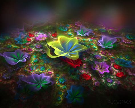 Download Flower Abstract Fractal Hd Wallpaper By Damir Bogdan