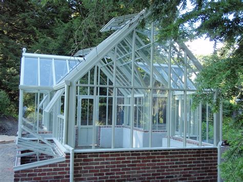 A Victorian Lodge Glasshouse By Hartley Botanic With A Cold Frame