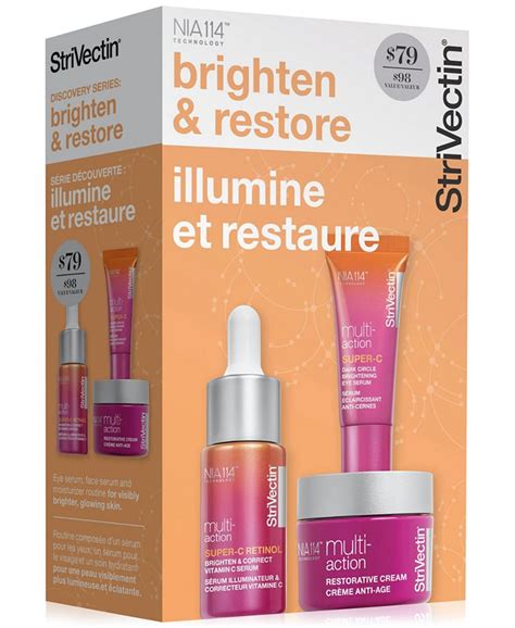 Strivectin 3 Pc Discovery Series Brighten And Restore Set Macys