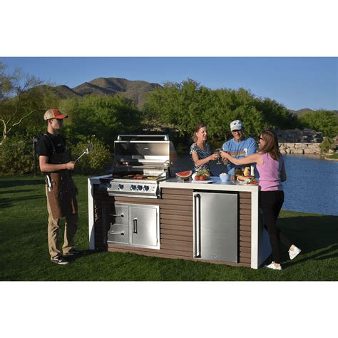 Kokomo Professional Shiplap Outdoor Kitchen Kokomo Grill With Waterfal