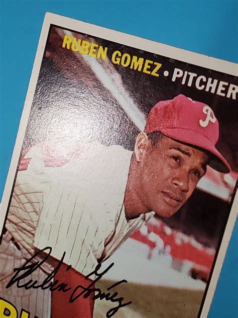 Topps Ruben Gomez Philadelphia Phillies Ex Nm Ebay