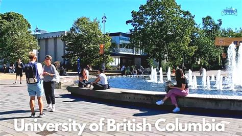 University Of British Columbia Campus Walking Tour Vancouver Canada