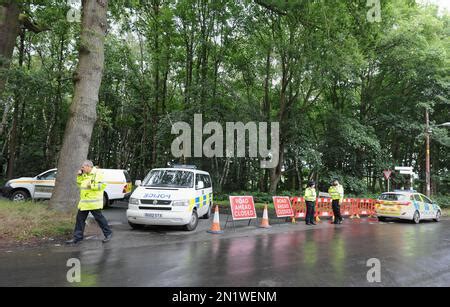 Oulton Park Plane Crash Stock Photo Alamy