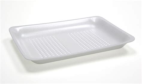 8d Polystyrene Foam Processor Tray With Sap Pad Pactiv Evergreen