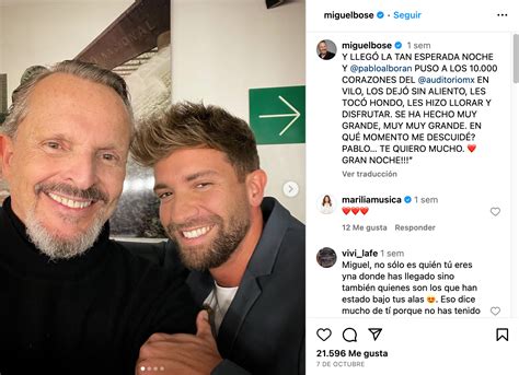 ¿miguel Bosé Y Pablo Alborán Tienen Una Relación