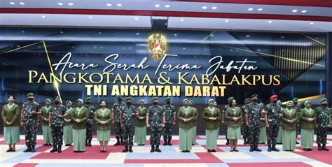 KSAD Pimpin Sertijab Pangkostrad Dan 13 Pejabat Lainnya Koran Jurnal