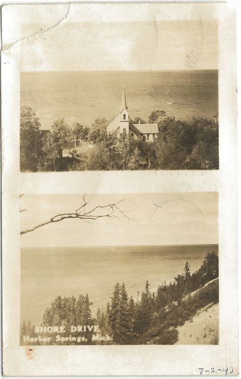 Nw Harbor Springs Cross Village Mi Rppc Indian Cemetary An Flickr