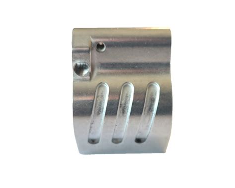 Ar 15 Adjustable Low Profile 750 Stainless Steel Gas Block