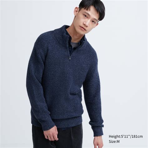 Check Styling Ideas Forsouffle Yarn Long Sleeve Half Zip Sweaterextra