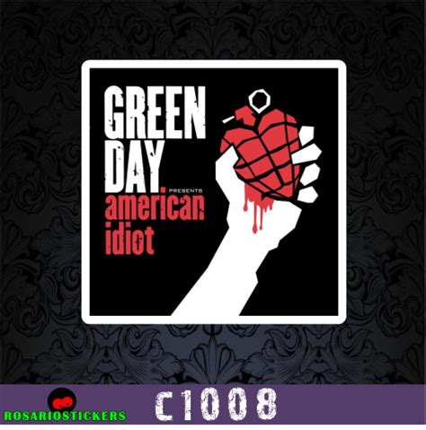 C1008 - Green Day American Idiot - RosarioStickers