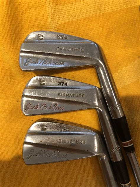 Macgregor Jack Nicklaus Signature Irons 8 • Nice Leather Grips • 3 To W • ⛳️⛳️ Ebay