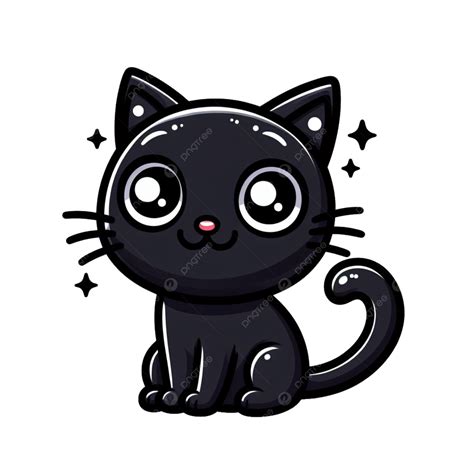 Cute Black Cat Cartoon, Paint, Black Cat, Cute Cat PNG Transparent ...