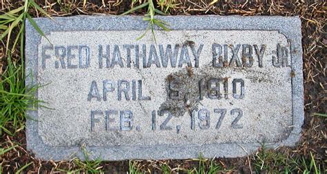 Fred Hathaway Bixby Jr 1910 1972 Find A Grave Memorial