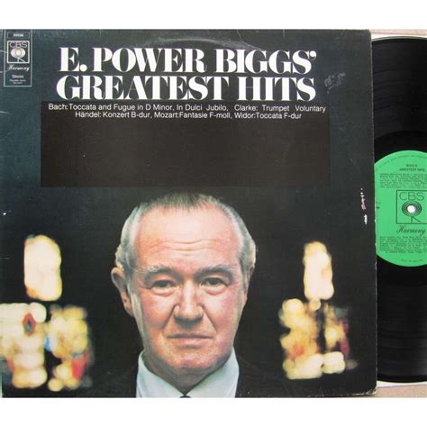 Greatest Hits By E Power Biggs Lp With Recordshop Ref