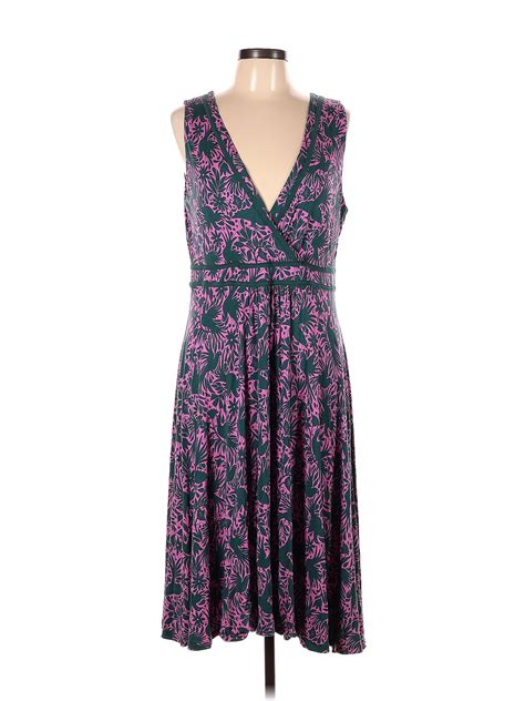 Boden Floral Multi Color Purple Casual Dress Size 14 66 Off ThredUp