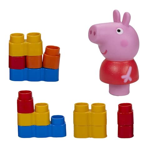 Blocos De Montar Fofo Peppa Pig Elka