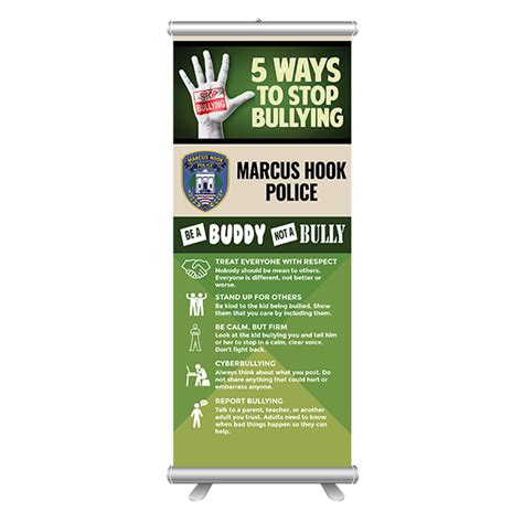 5 Ways To Stop Bullying Banner Stand National Imprint