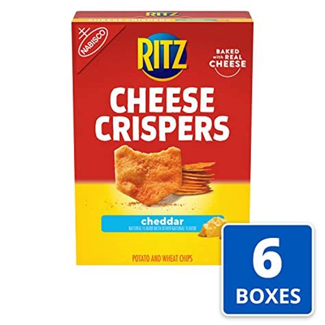 Ritz Crispers Cheddar Chips Cheese 6 Count Pack Of 1 Pricepulse