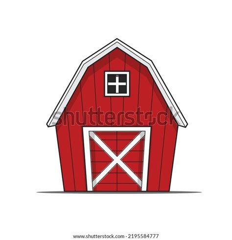 Farm House Stock Vector Illustration Stock Vector Royalty Free