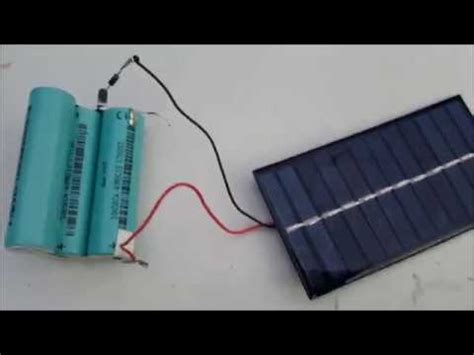 COMO RECARGAR PILAS RECARGABLES CON UN MINIPANEL SOLAR YouTube