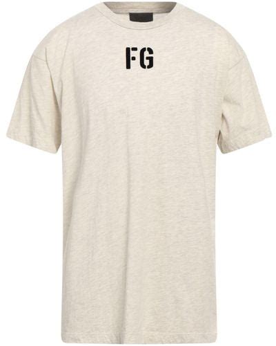 White Fear Of God T Shirts For Men Lyst