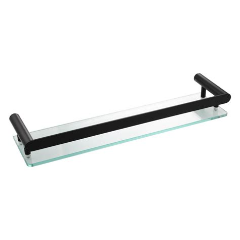 Bathroom Glass Shelf Black Semis Online