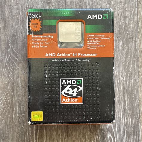 AMD Athlon 64 3200+ 2 GHz (ADA3200BPBOX) Processor for sale online | eBay